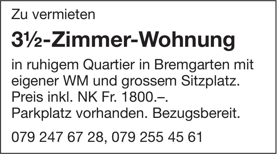 3½-Zimmer-Wohnung, Bremgarten, zu vermieten