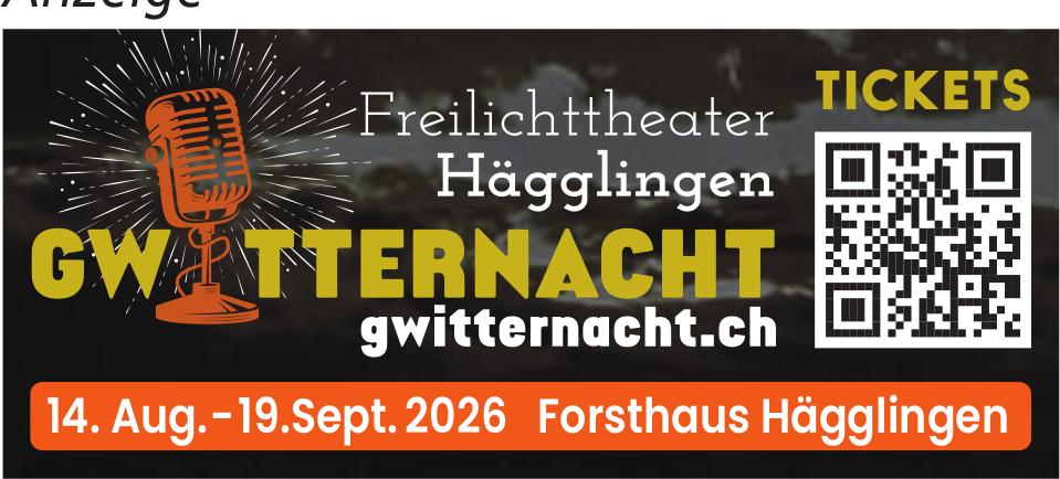 Gwitternacht, 14. August - 19. September, Forsthaus Hägglingen