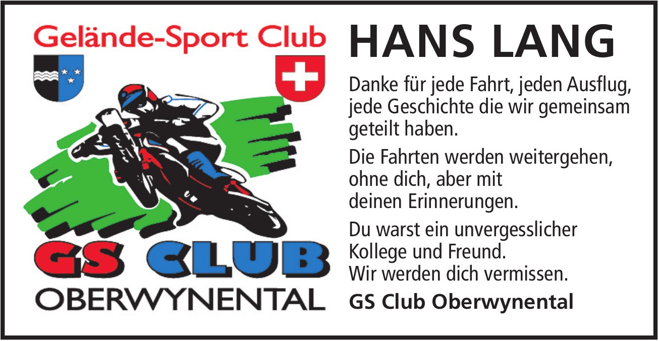 Lang Hans, im Juni 2025 / DS