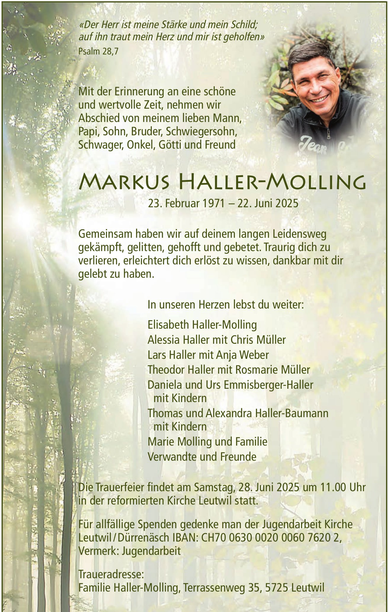 Haller-Molling Markus, Juni 2025 / TA