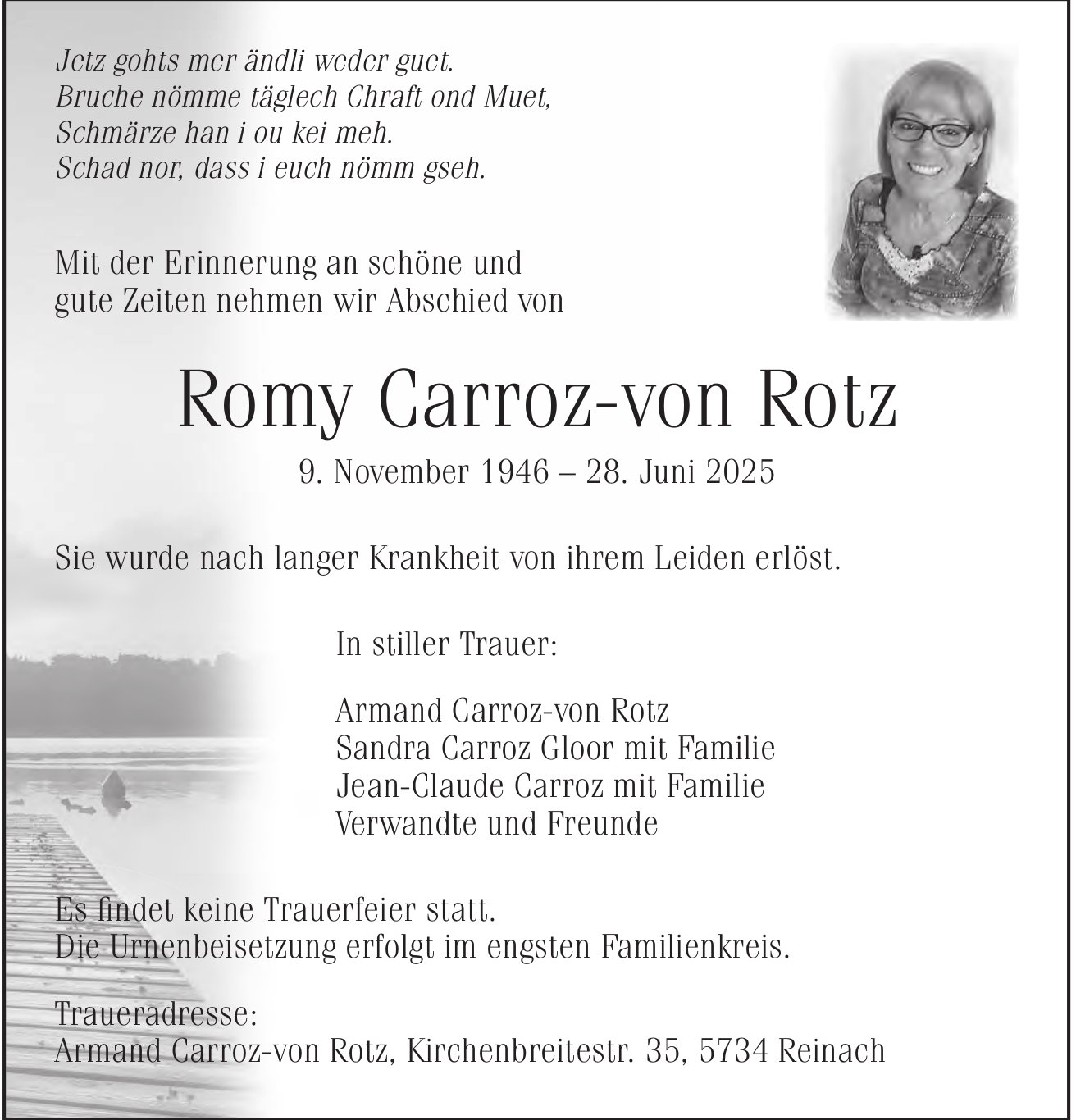 Carroz-von Rotz Romy, Juni 2025 / TA