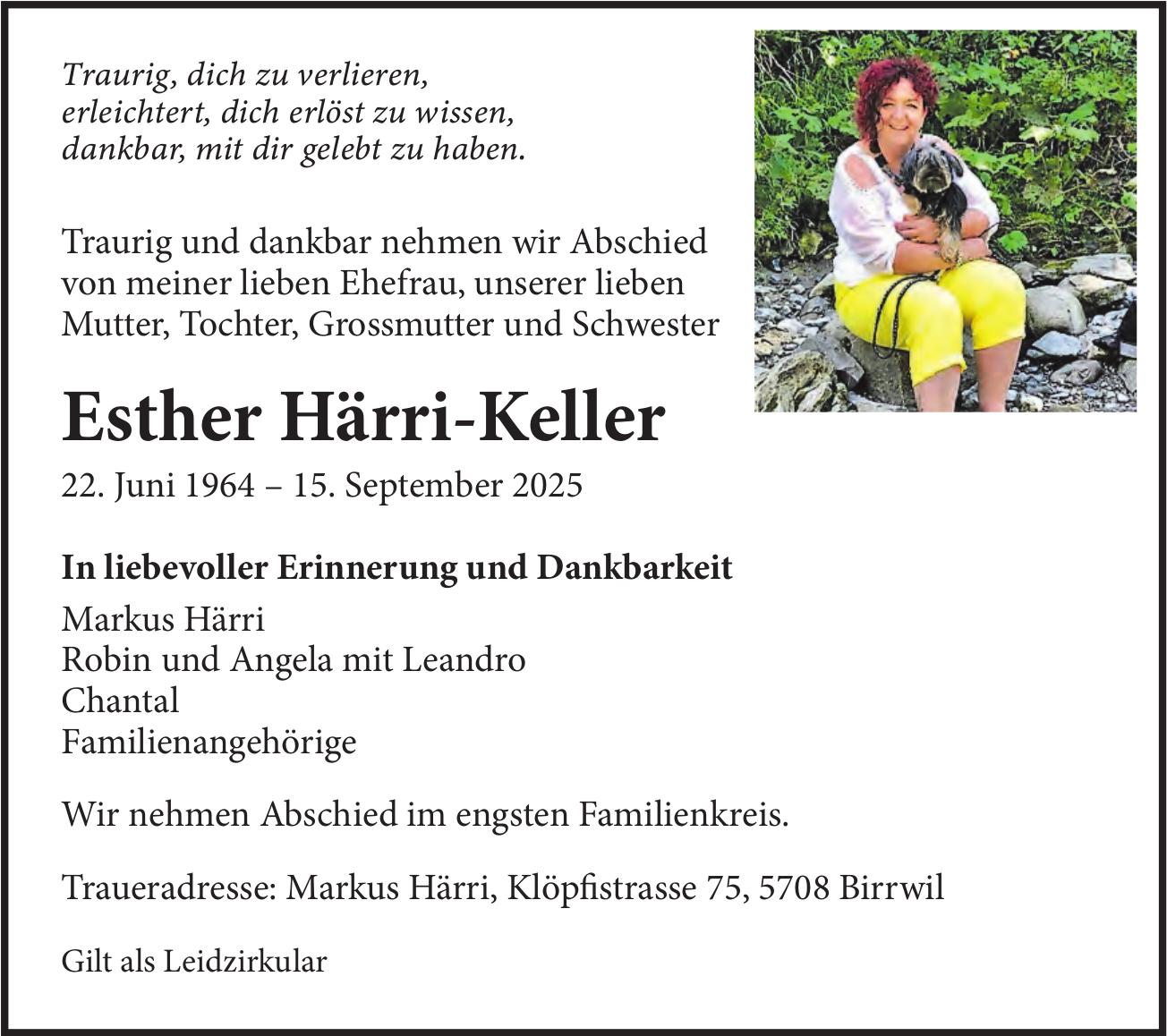 Härri-Keller Esther, September 2025 / TA