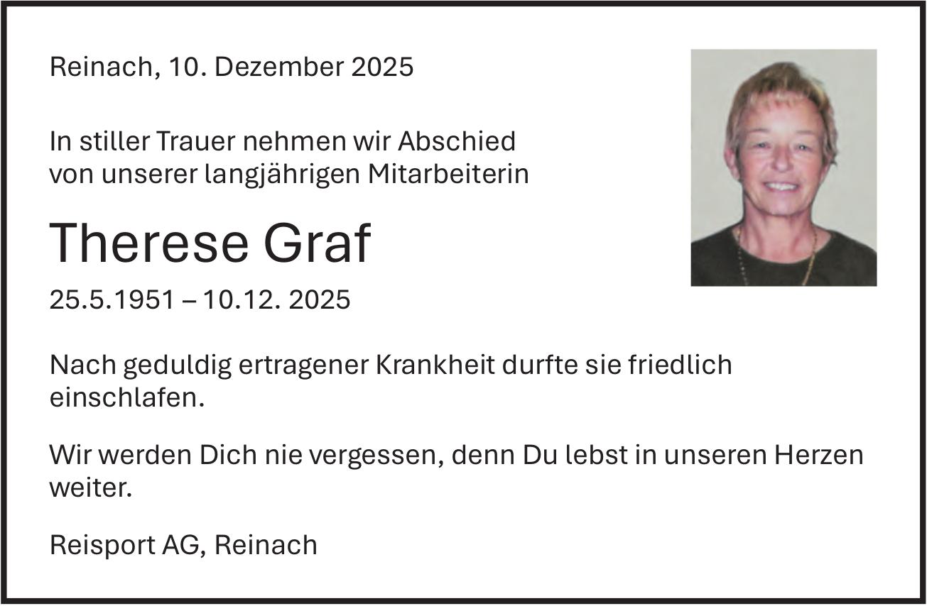 Graf Therese, Dezember 2025 / TA