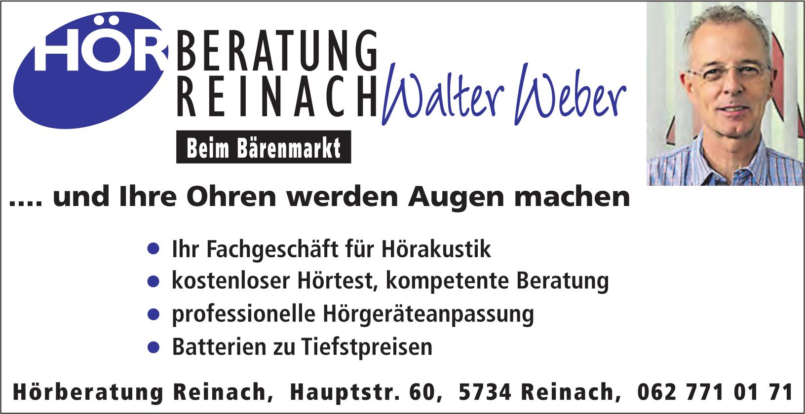 Hörberatung Walter Weber, Reinach - ... und Ihre Ohren werden Augen machen