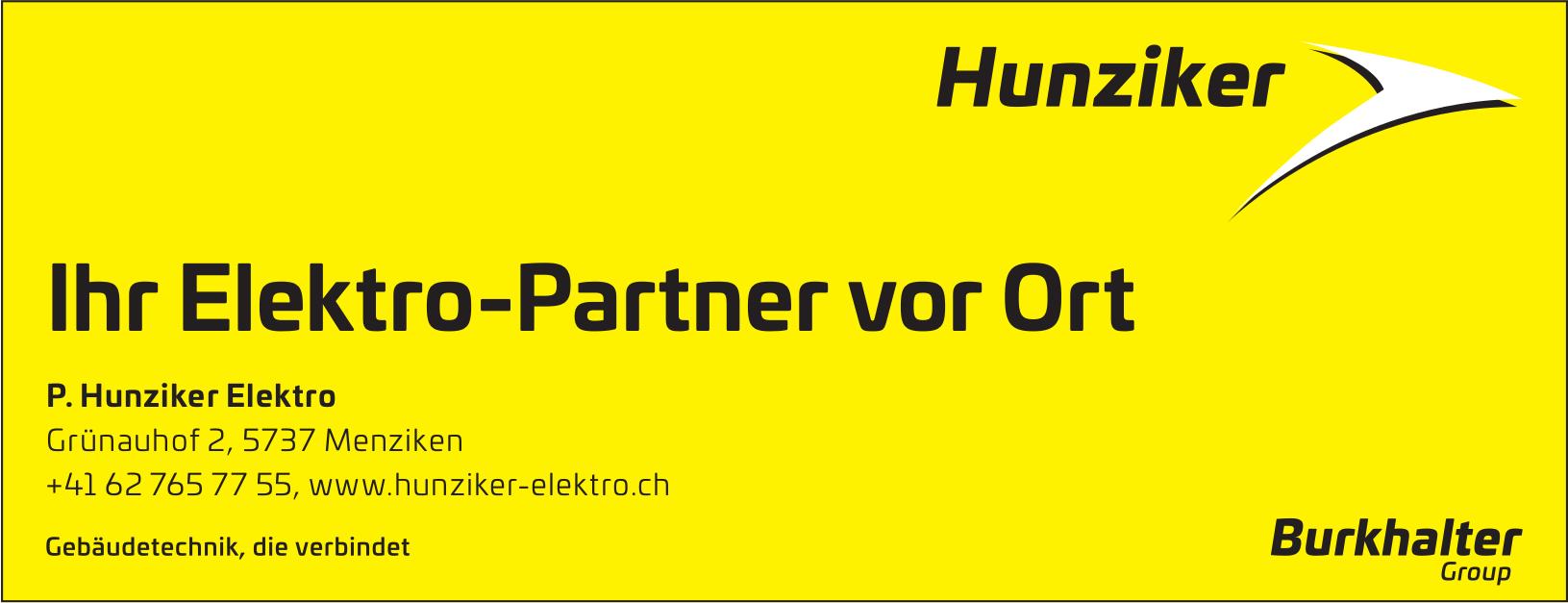 P. Hunziker Elektro, Menziken - Ihr Elektro-Partner vor Ort