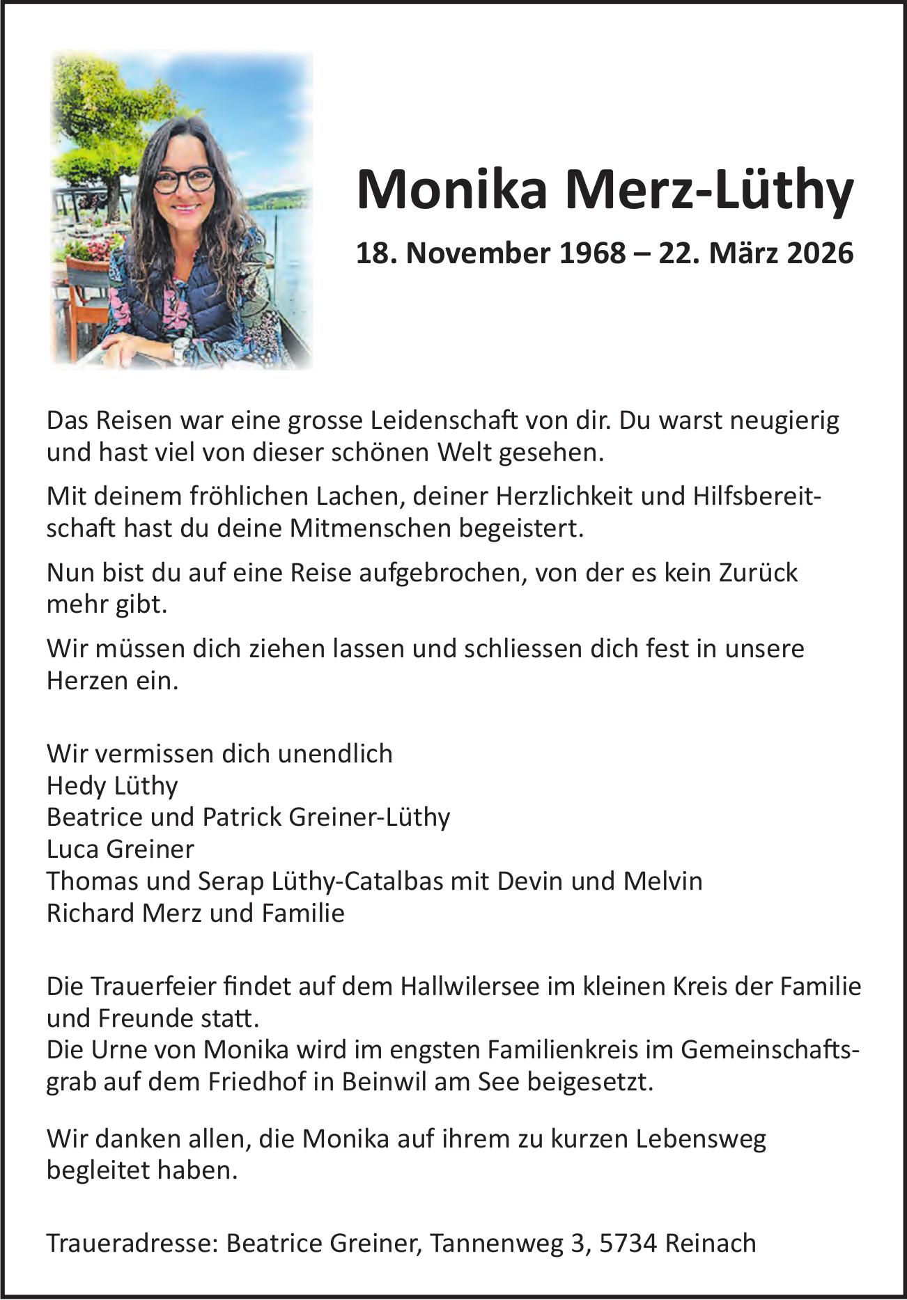 Merz-Lüthy Monika, März 2026 / TA