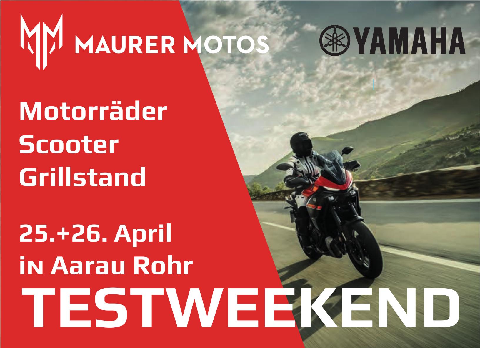 TESTWEEKEND, 25. - 26. April, Aarau Rohr