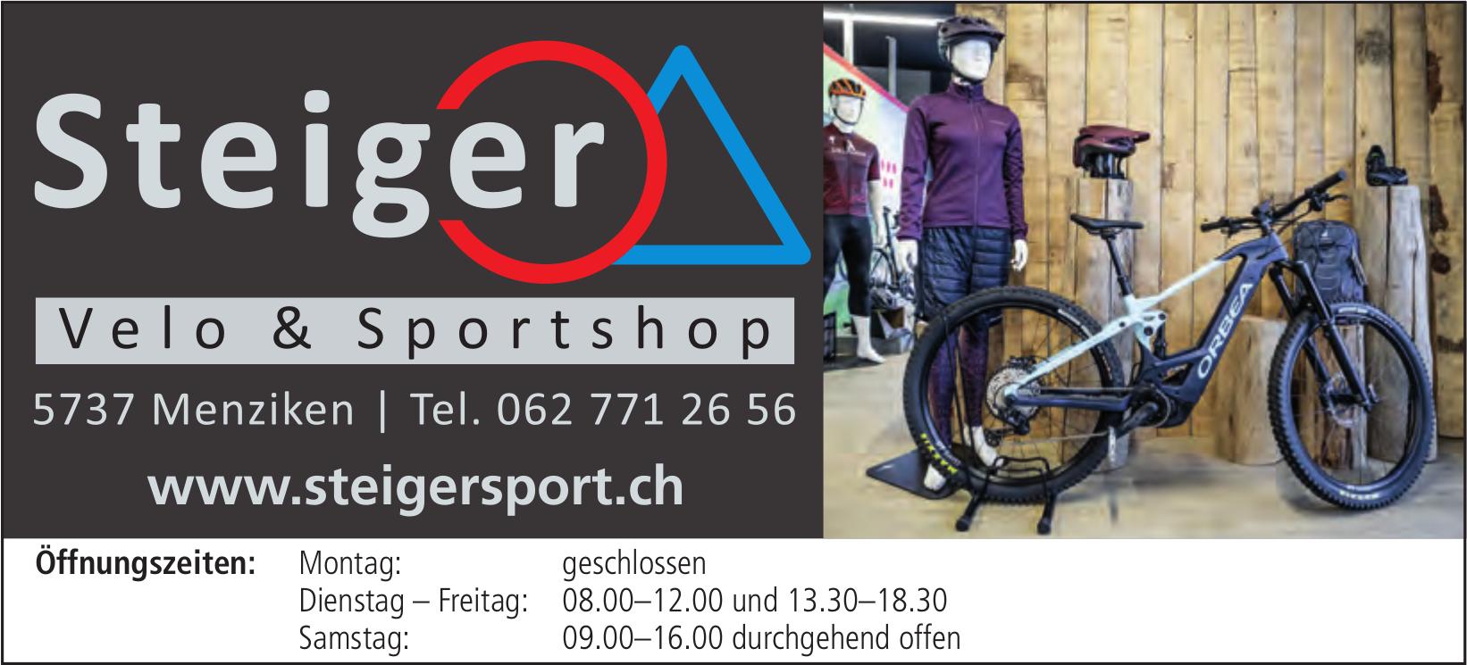 Steiger, Menziken - Velo & Sportshop