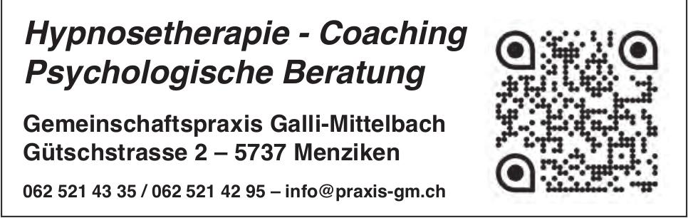 Menziken - Hypnosetherapie - Coaching Psychologische Beratung