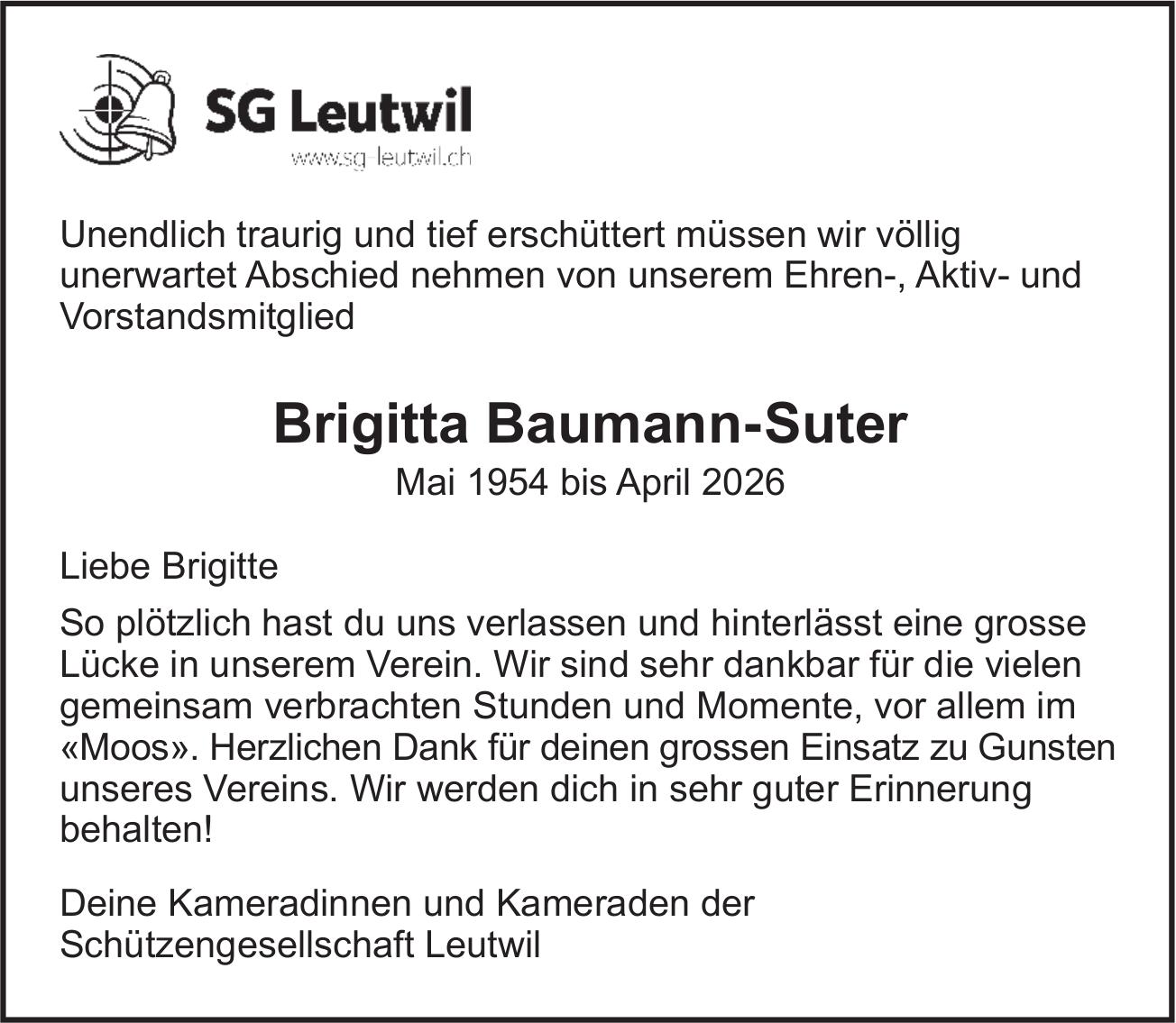 Baumann-Suter Brigitta / TA