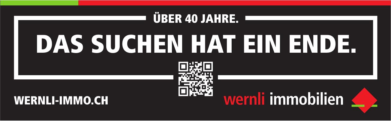 Wernli Immobilien - Das Suchen hat ein Ende.