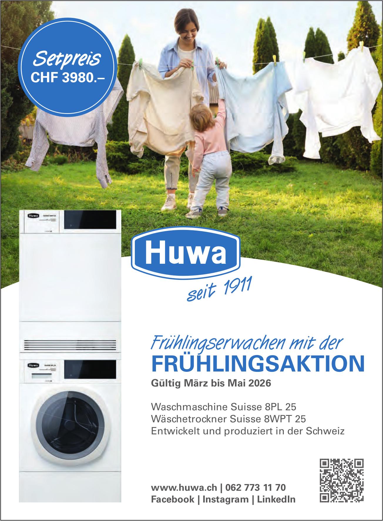 Huwa, Frühlingserwachen mit der FRÜHLINGSAKTION