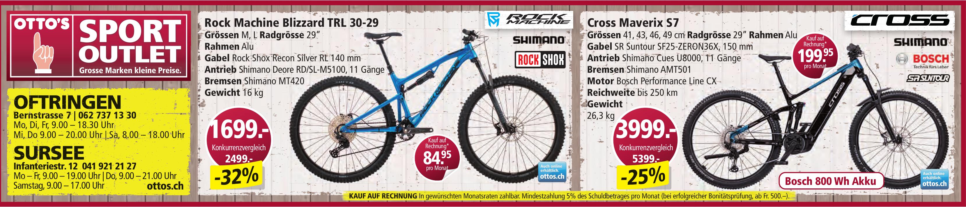 OTTO'S, Oftringen - OTTO'S SPORT OUTLET