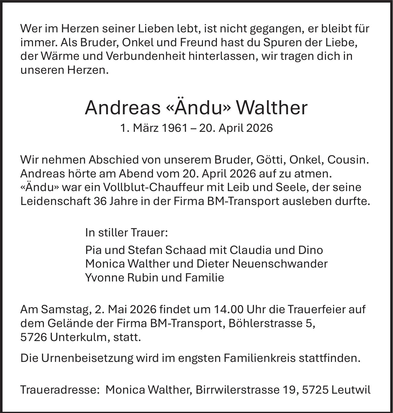 Walther Andreas 