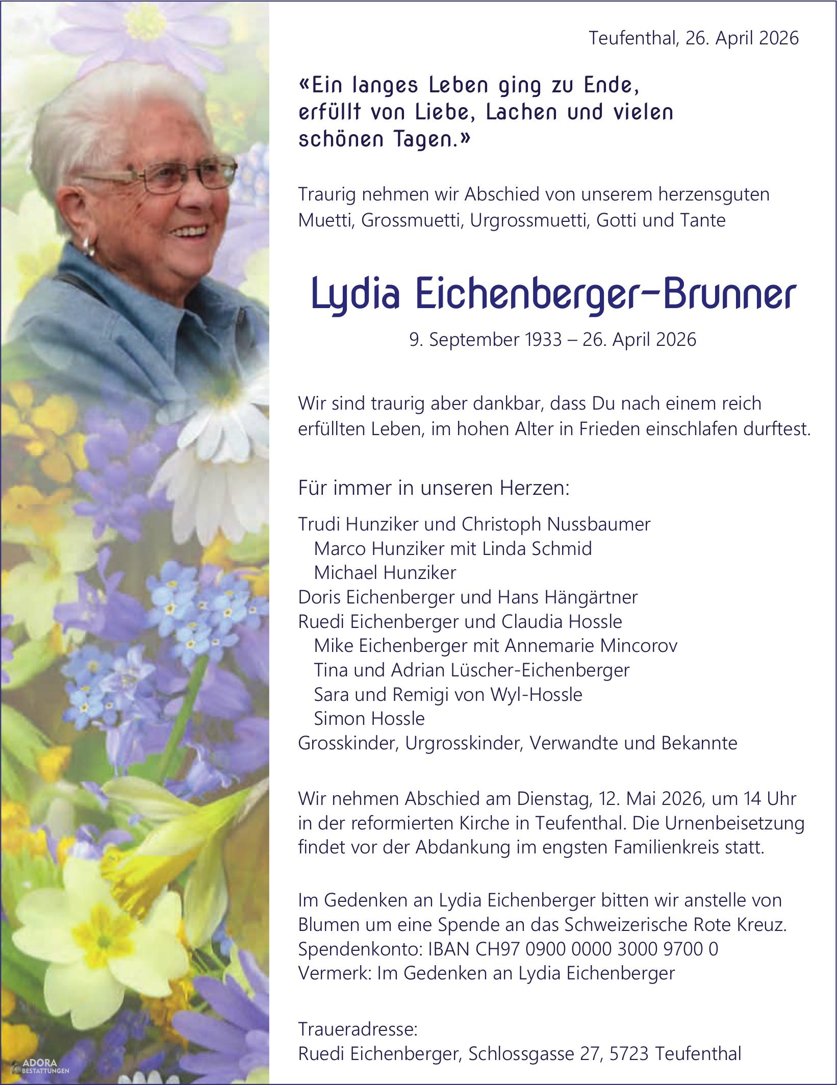 Eichenberger-Brunner Lydia, April 2026 / TA