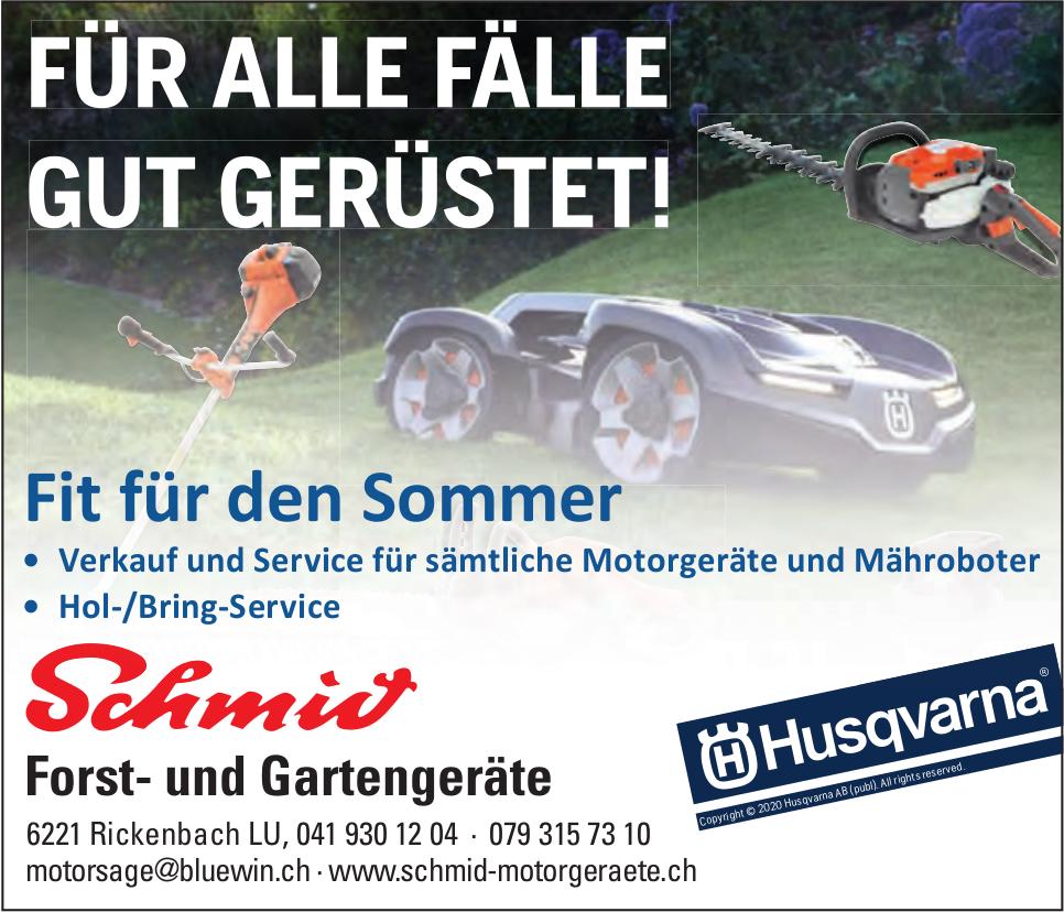 Schmid, Rickenbach Lu - Fit für den Sommer