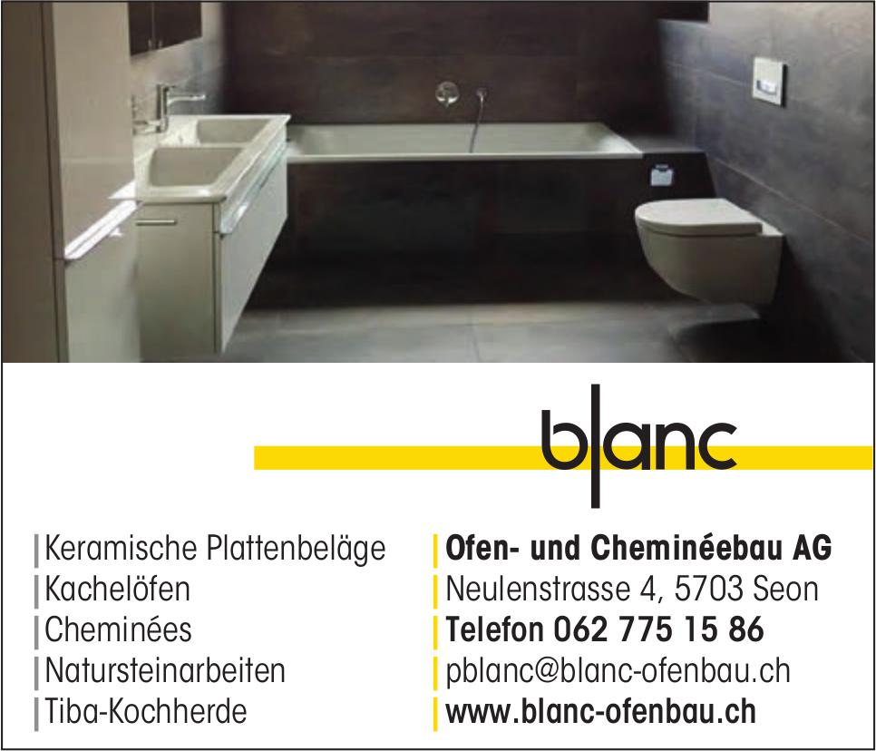 Ofen- und Cheminéebau AG, Seon - Keramische Plattenbeläge