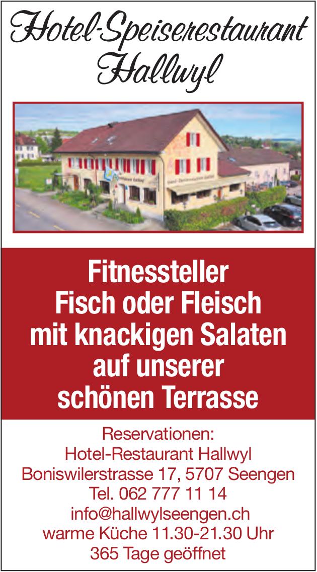 Hotel-Speiserestaurant Hallwyl, Seengen - Fisch oder Fleisch mit knackigen Salaten auf unserer schönen Terrasse