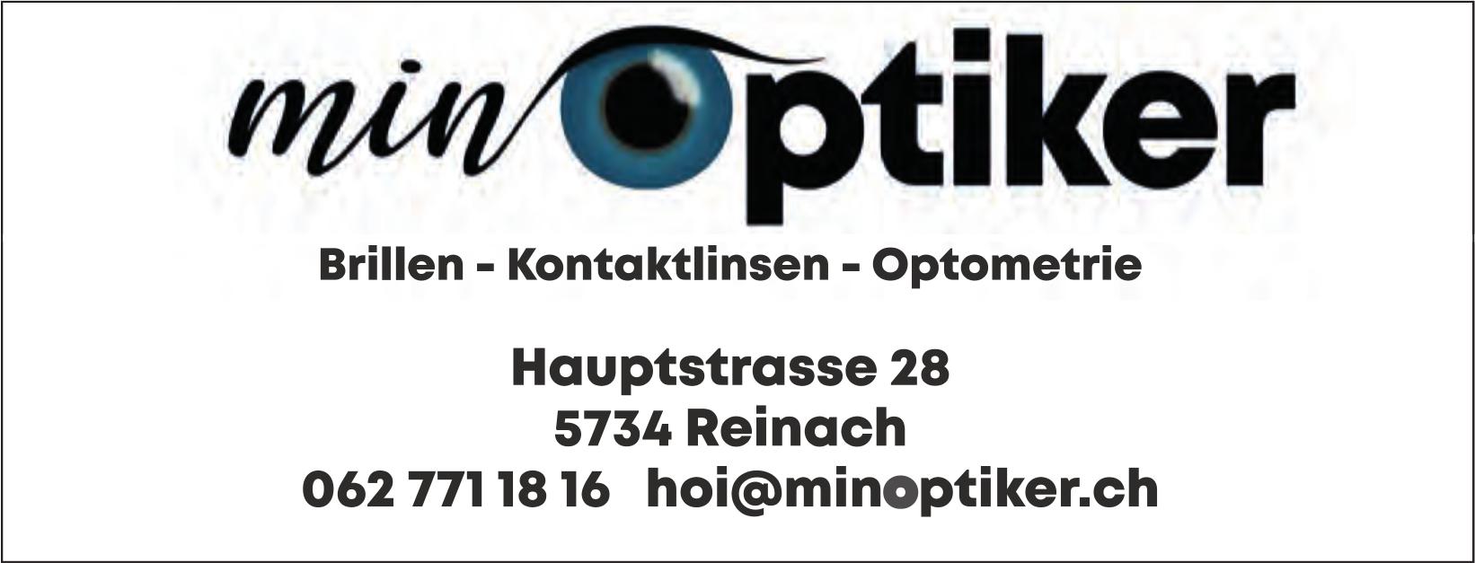 min optiker, Reinach - Brillen - Kontaktlinsen - Optometrie