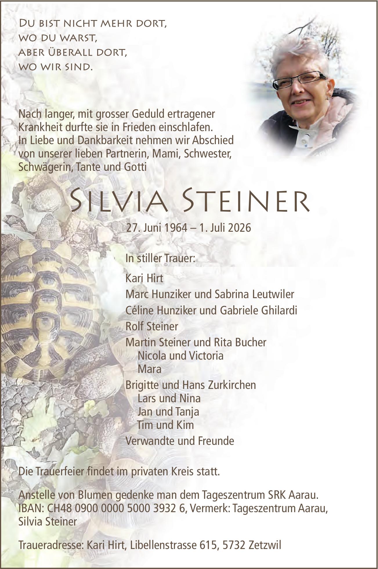 Steiner Silvia, Juli 2026 / TA