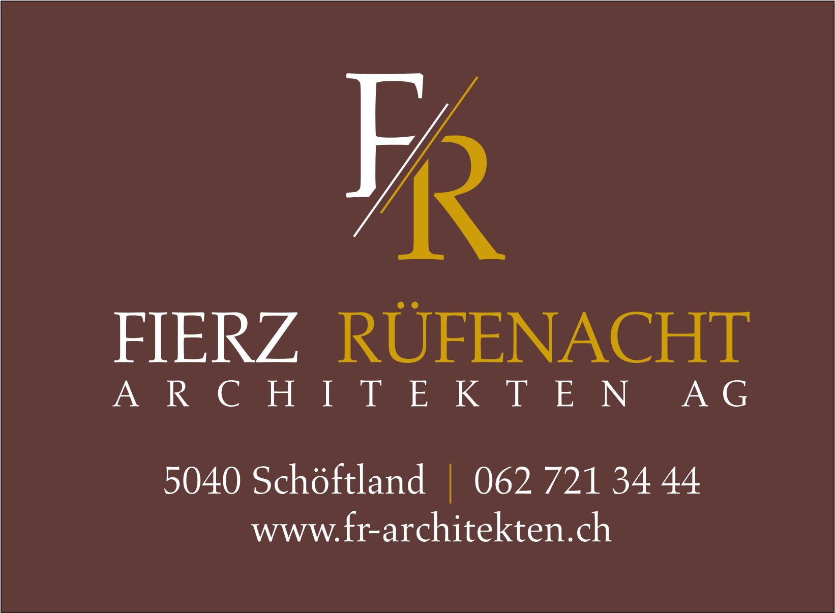 FIERZ RÜFENACHT ARCHITEKTEN AG, Schöftland -