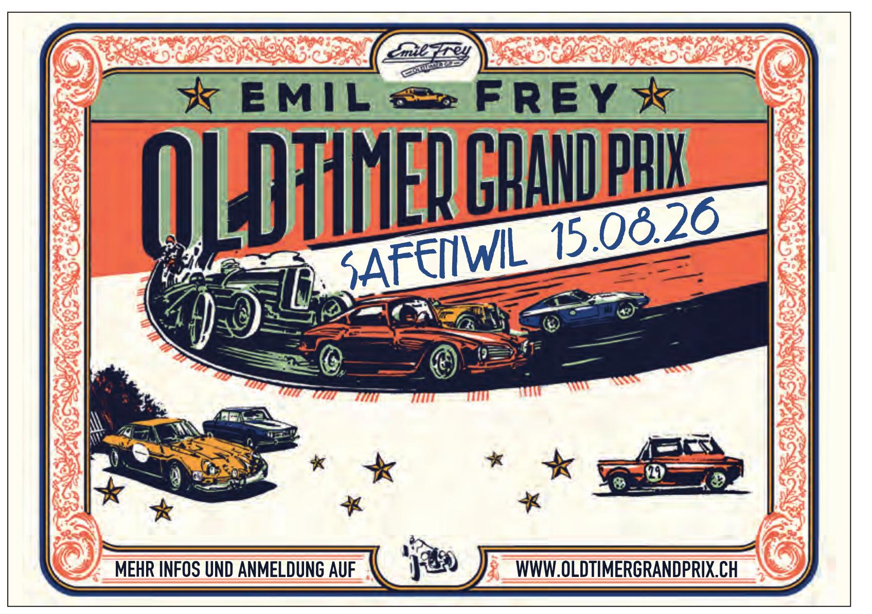 OLDTIMER GRAND PRIX, 15. August, Safenwil
