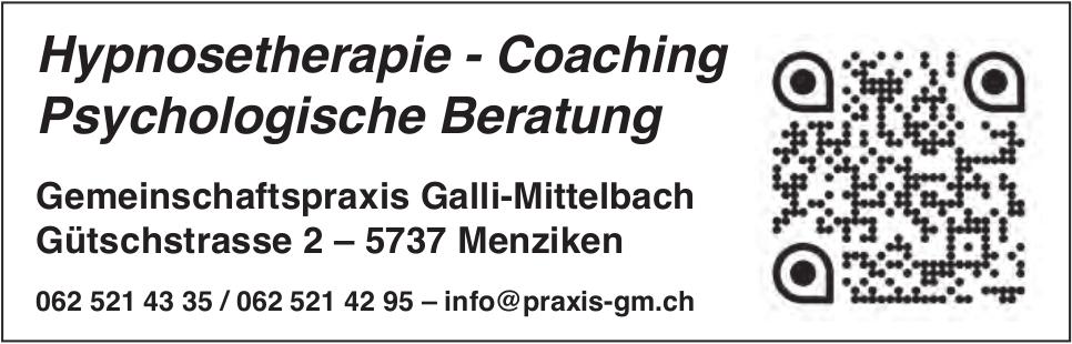 Menziken - Hypnosetherapie - Coaching Psychologische Beratung