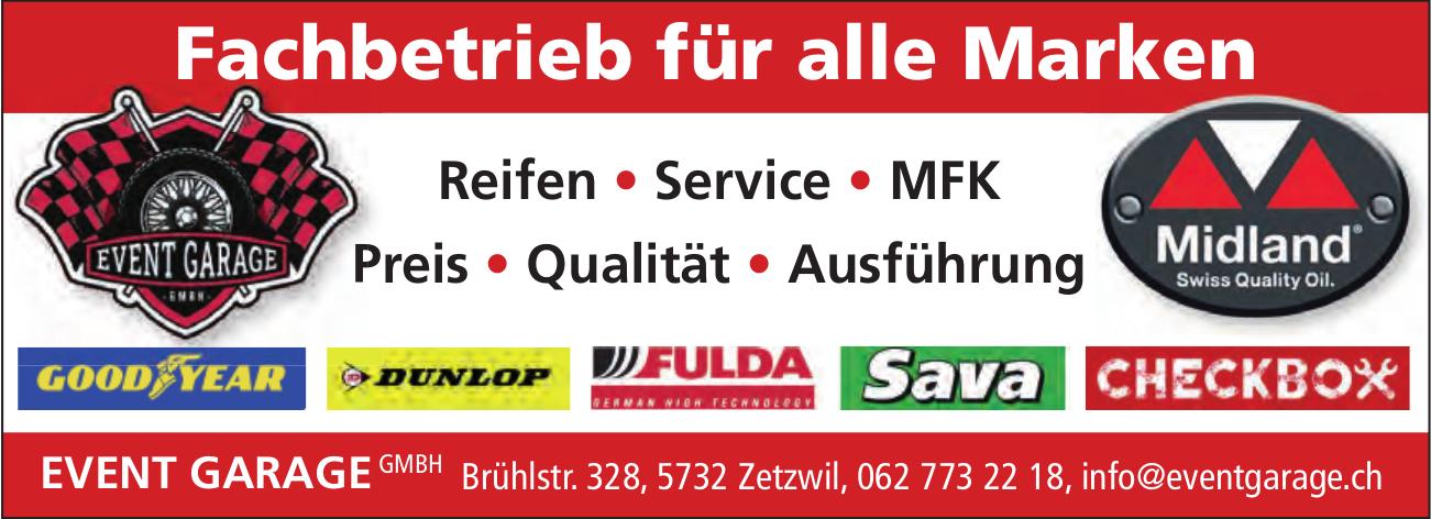EVENT GARAGE GmbH, Zetzwil - Fachbetrieb für alle Marken